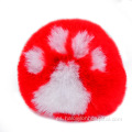 Pelota de cabello anal enchufe gato paw khaki